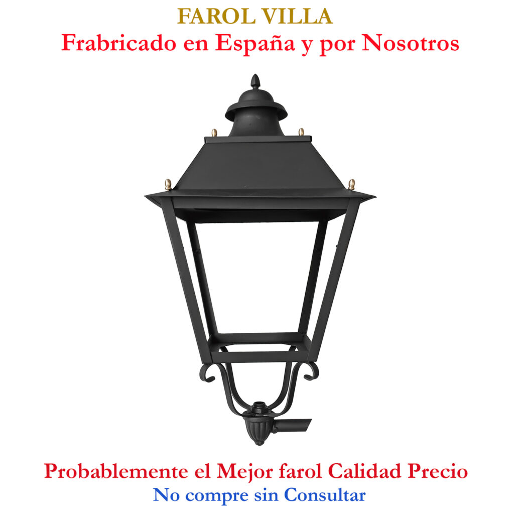 Farol Luminaria Alumbrado Villa SEI3