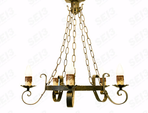 Cerdeña Lámpara 6082/5 Oro Viejo