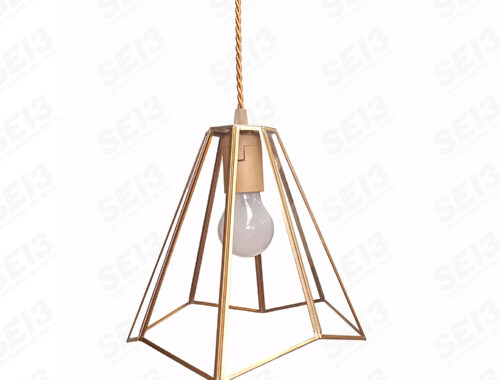Arrabal Farol 7455/1 Latón Transparente