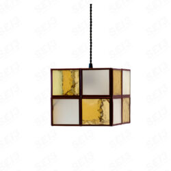 Cubo Colgante 8802/2 Catedral opal